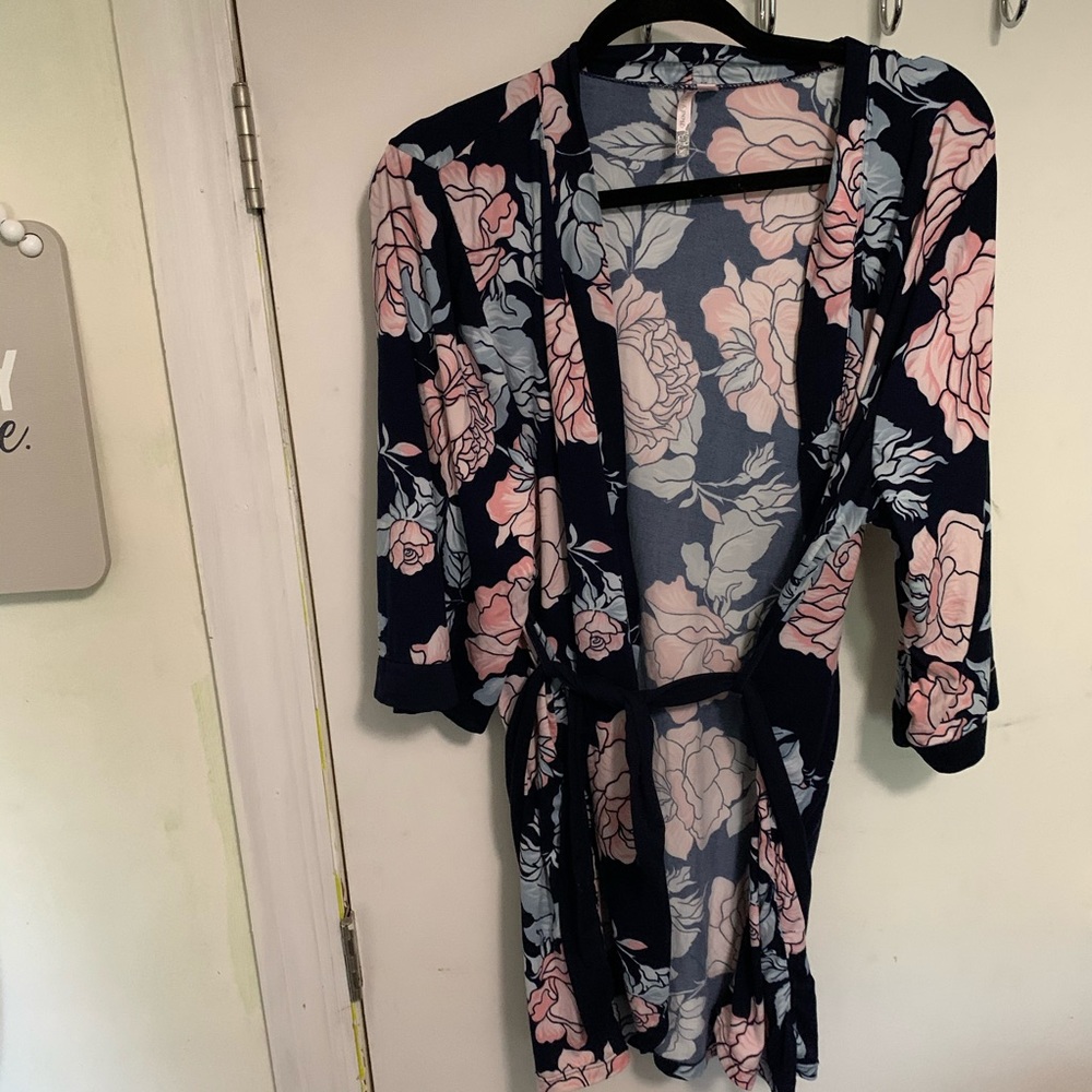 Beautiful floral robe